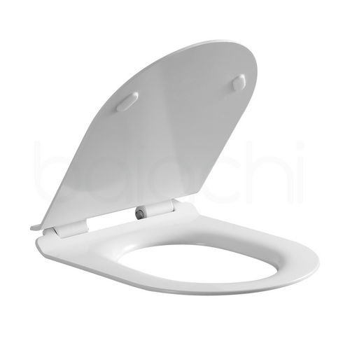 Urea-Formaldehyde (UF) Slim D Shape Toilet Seat Universal 003A