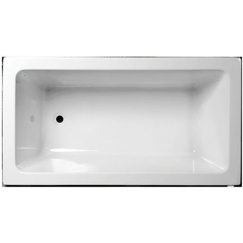 1500 X 760 X 450 mm Alfa Bathroom Acrylic Drop In Insert Bath Tub Rectangle