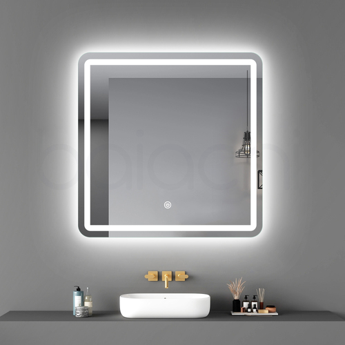 Baiachi 750x750 LED Square Frameless Mirror