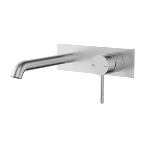 Ikon Linie Wall Mixer With Spout Brushed Nickel