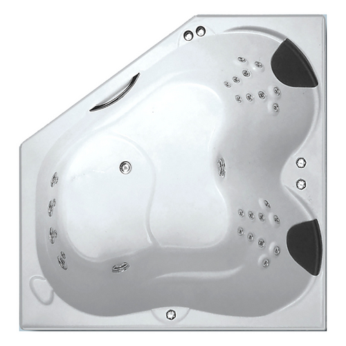 Karmen Spa Bath Corner Single Pump W/ Diverter 28 Jets 1540 X 1540 X 500mm