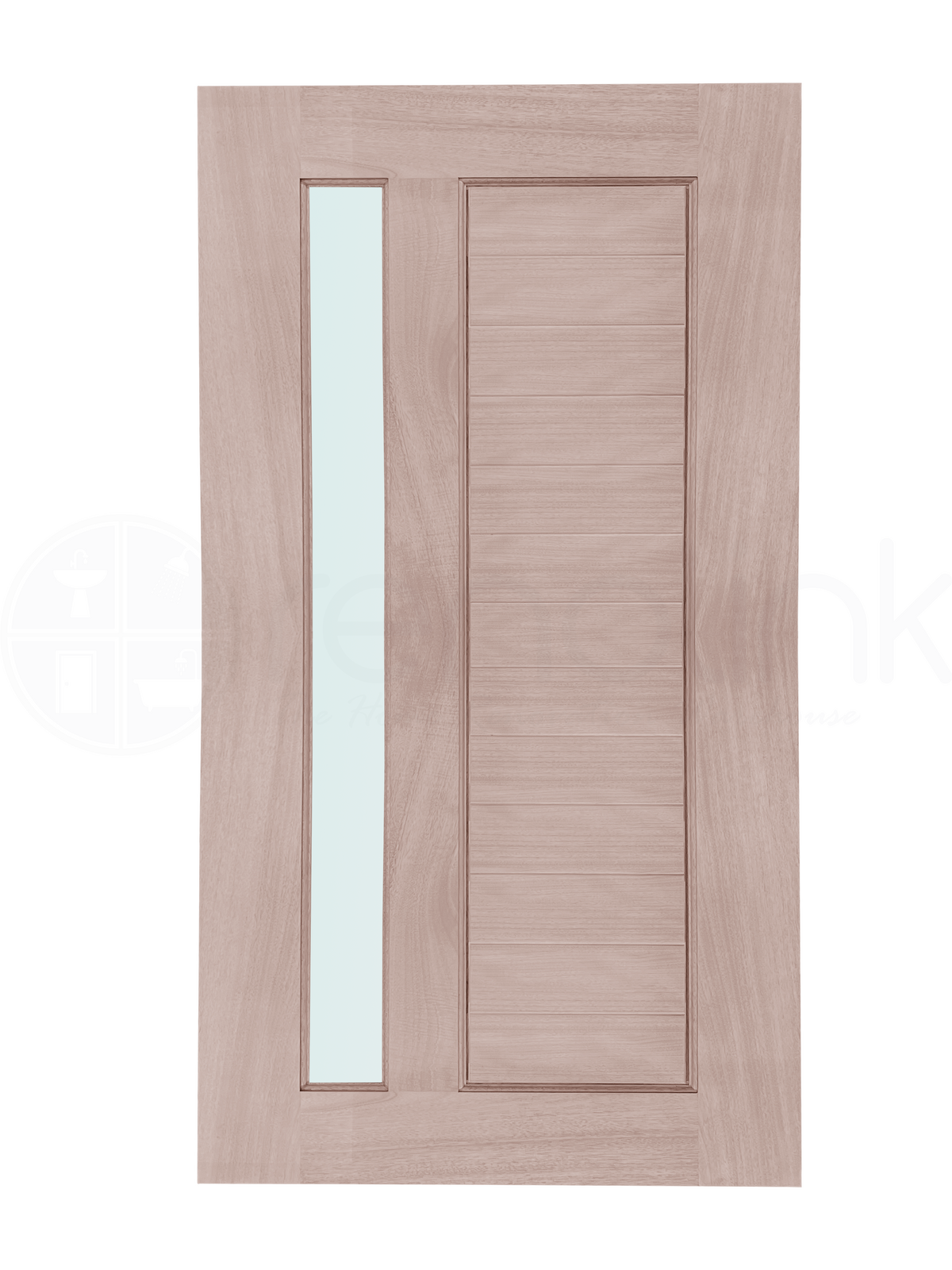 1 Lite Vertical Hampton External Door