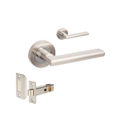 Zanda Epic Passage Set Brushed Nickel / Chrome plate