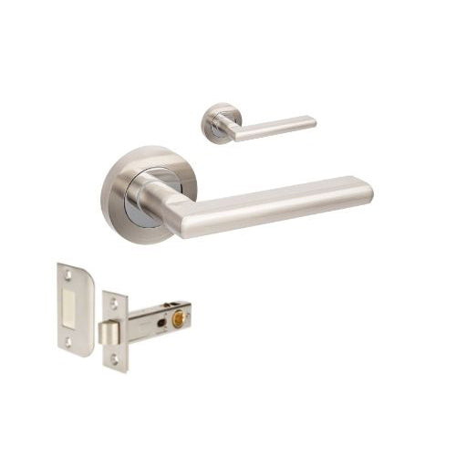 Zanda Epic Privacy Set Brushed Nickel / Chrome plate