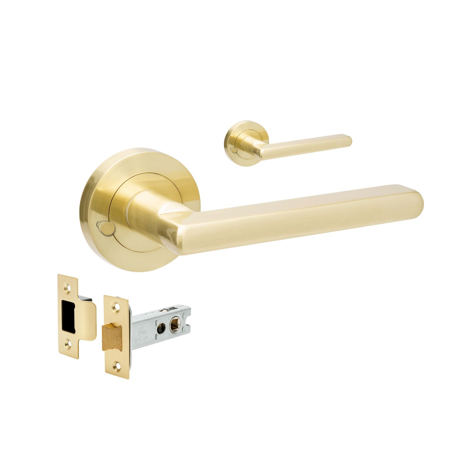 Zanda Epic Privacy Set Satin Brass