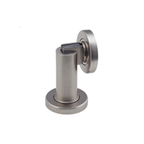 Zanda Magnetic Door Stop Heavy Duty 75mm Brushed Nickel