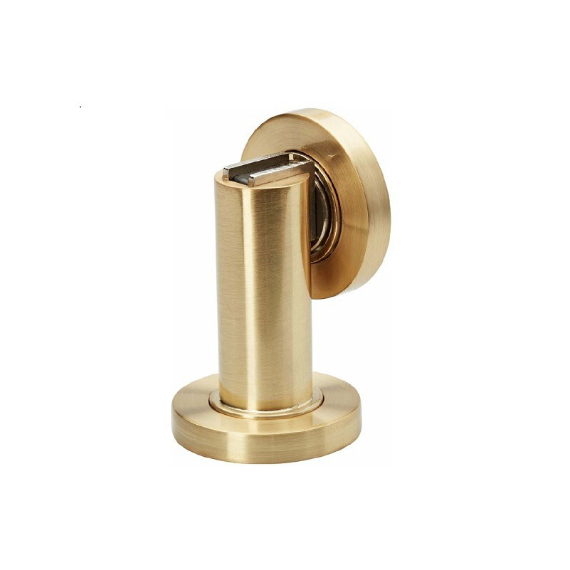 Zanda Magnetic Door Stop, Heavy Duty, 75mm Brushed Gold