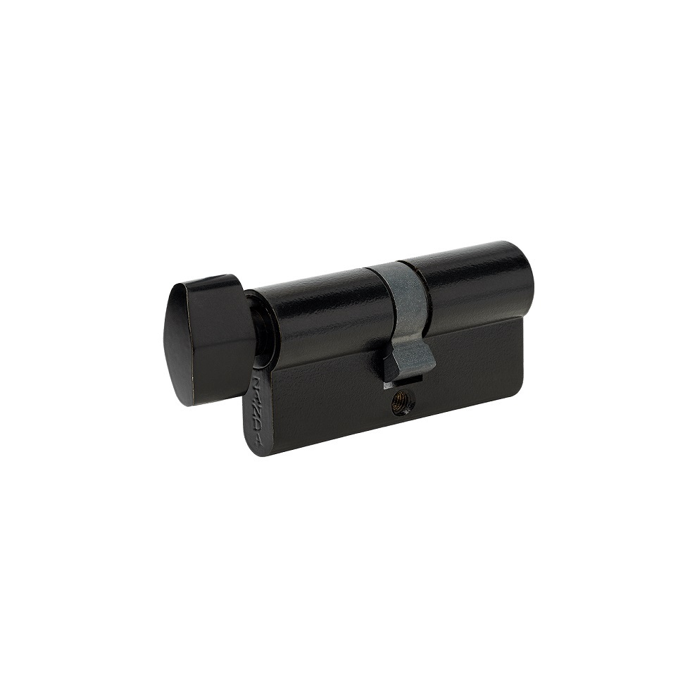 Single Euro Cylinder Matte Black