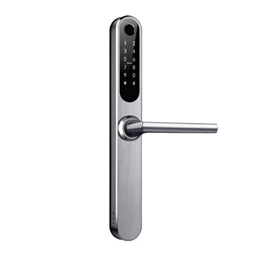 Stealth Smart Lock Longplate 60mm Back Set Mortice Lock Brushed Nickel