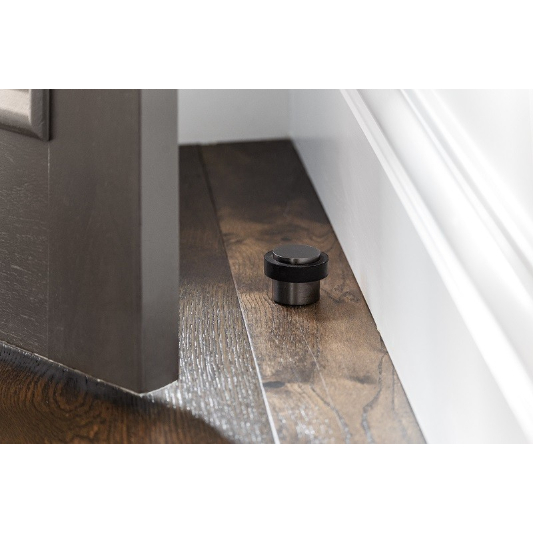 Zanda Floor Mounted Door Stop 38mm Graphite Nickel