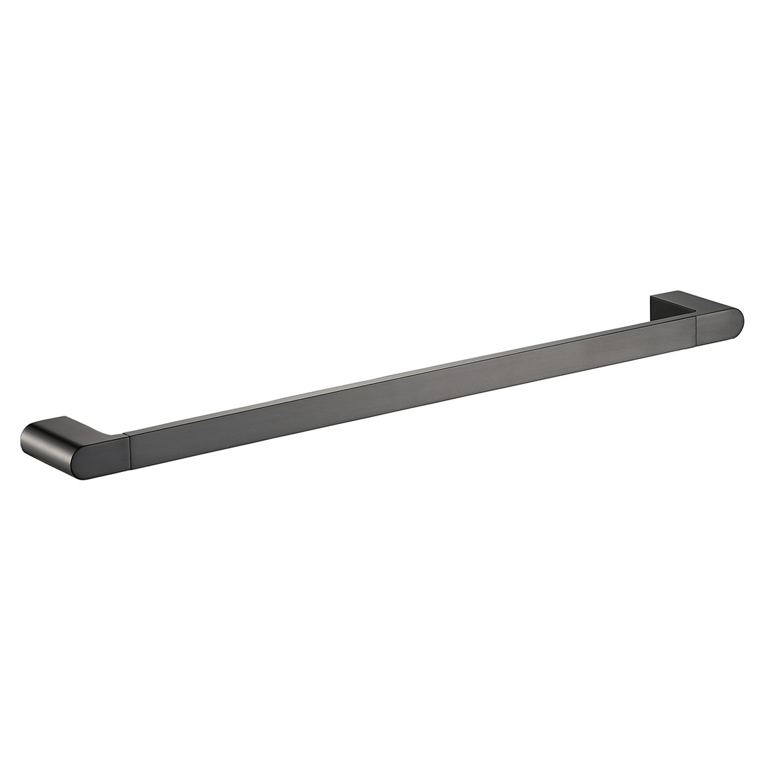 Flores Single Towel Rail 600mm Gun Metal