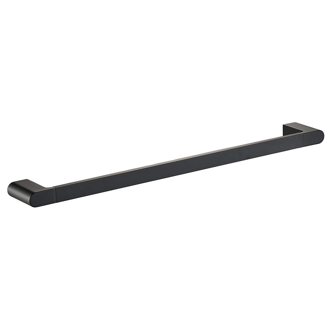 Flores Single Towel Rail 800mm Matte Black