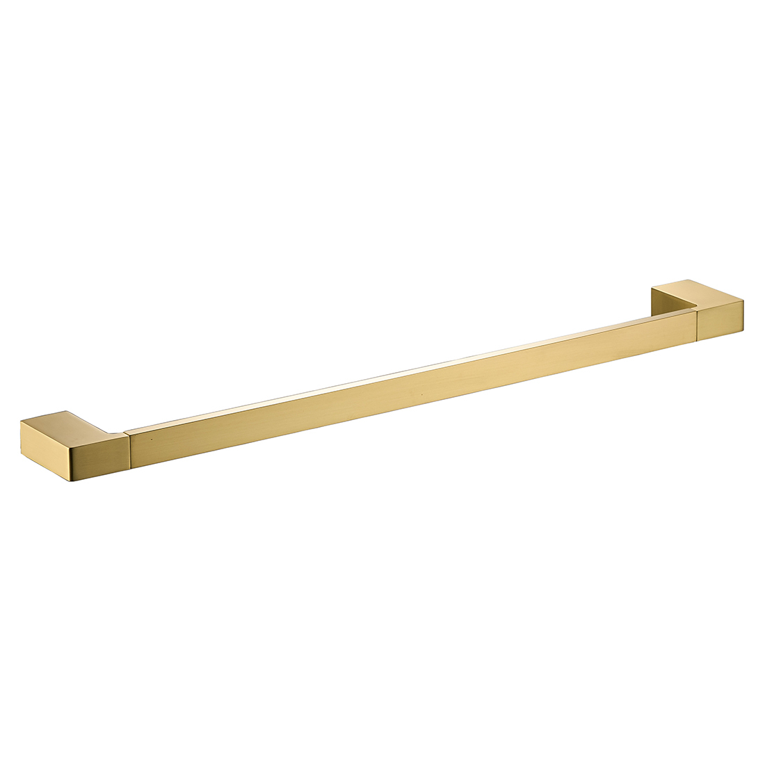 Ikon Ceram Single Towel Rail 600mm Brushed Gold