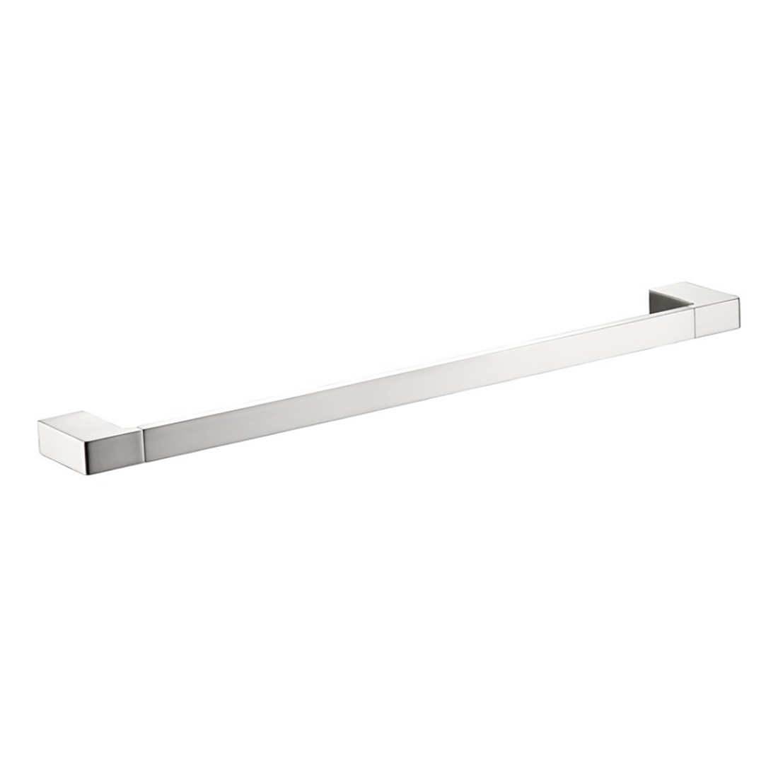 Ikon Ceram Single Towel Rail 600mm Brushed Nickel