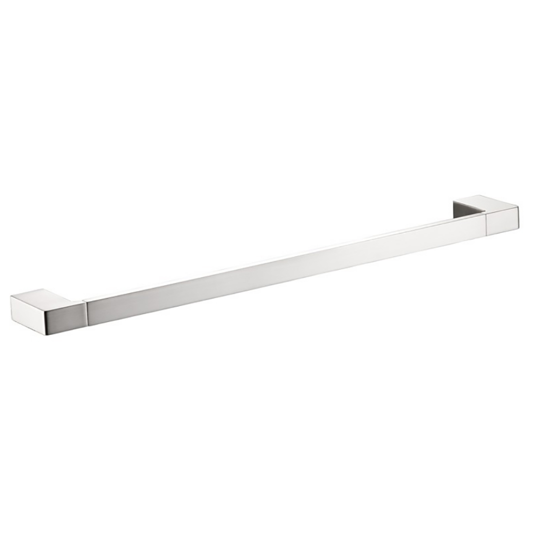 Ikon Ceram Single Towel Rail 800mm Brushed Nickel