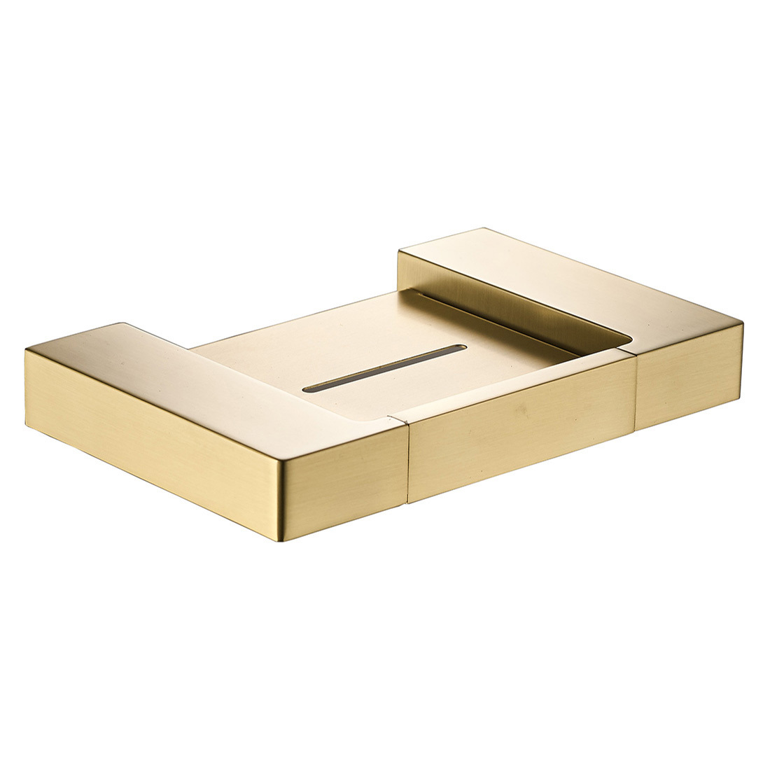 Ikon Ceram Soap Holder Brushed Gold