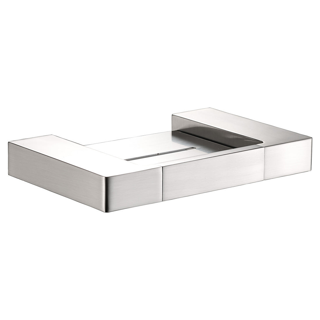 Ikon Ceram Soap Holder Brushed Nickel