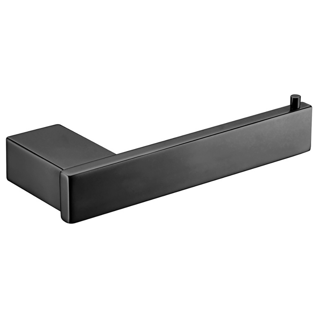 Rosa Toilet Roll Holder Matte Black