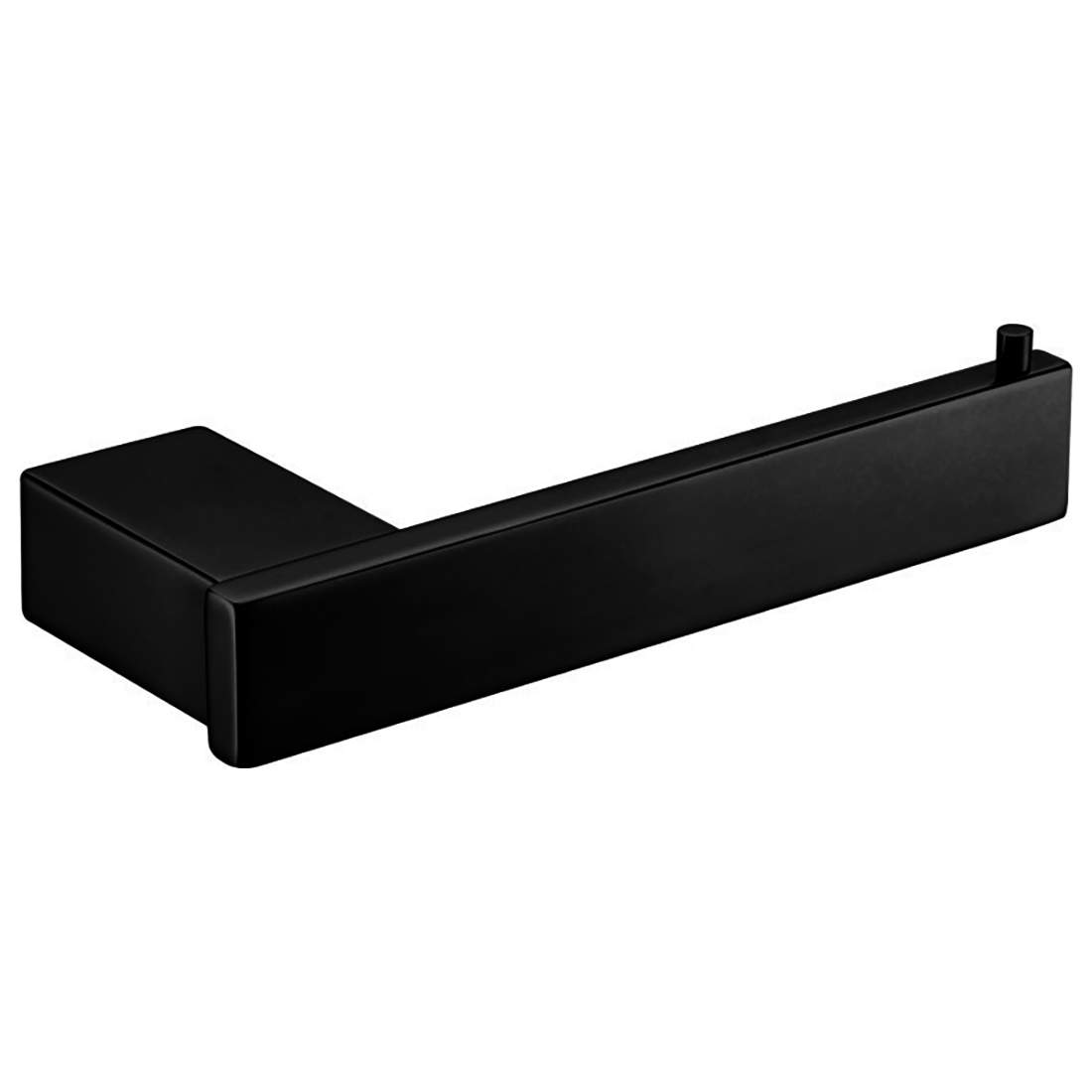 Rosa Toilet Roll Holder Matte Black