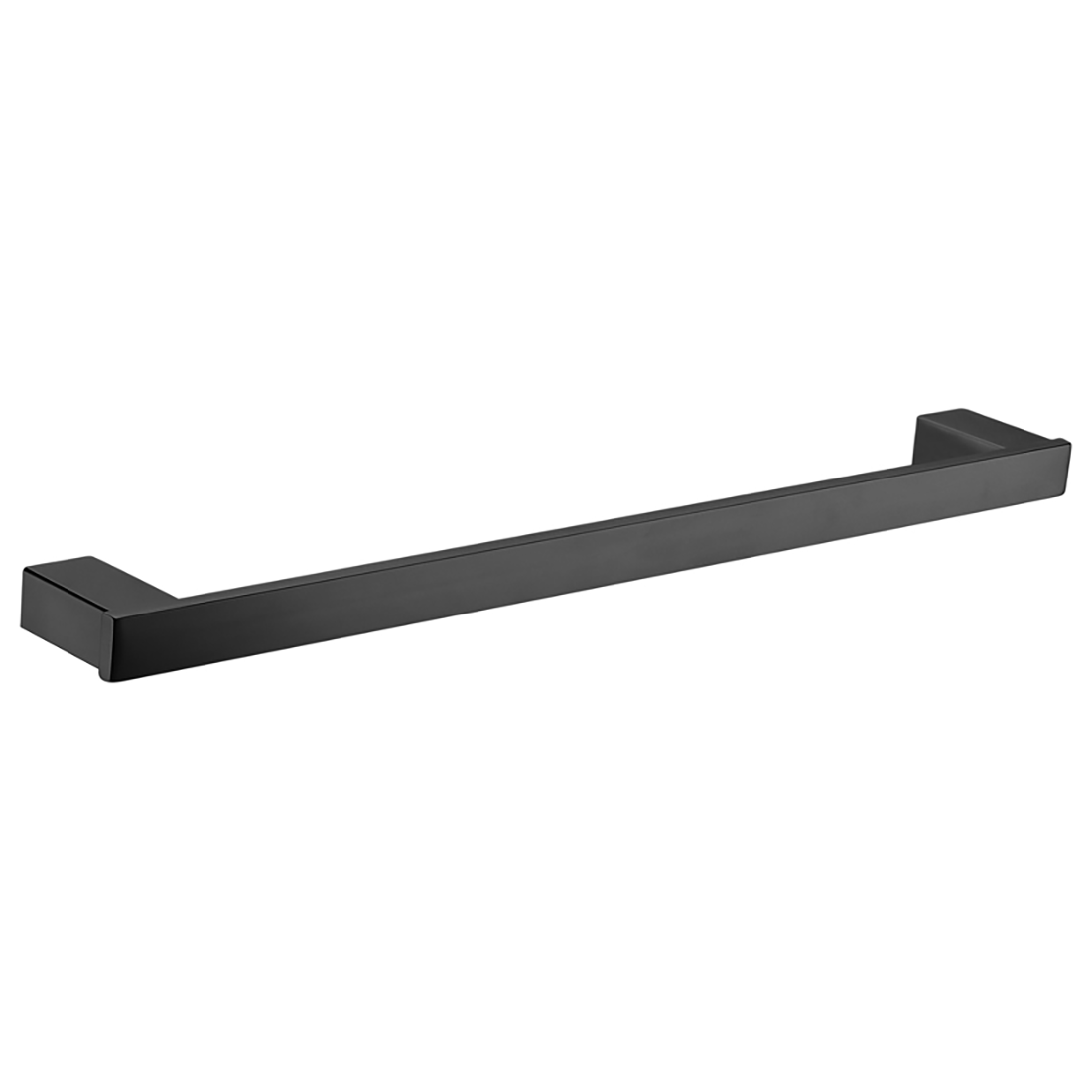 Rosa Single Towel Rail 610mm Matte Black