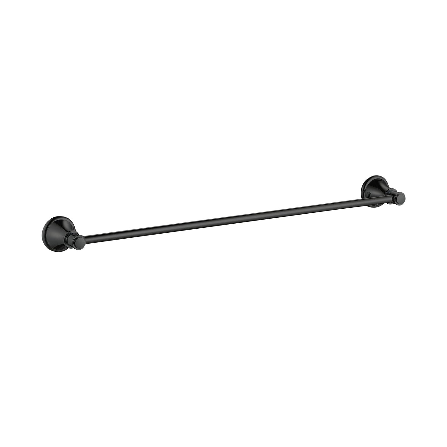 Ikon Clasico Single Towel Rail 600mm Matte Black