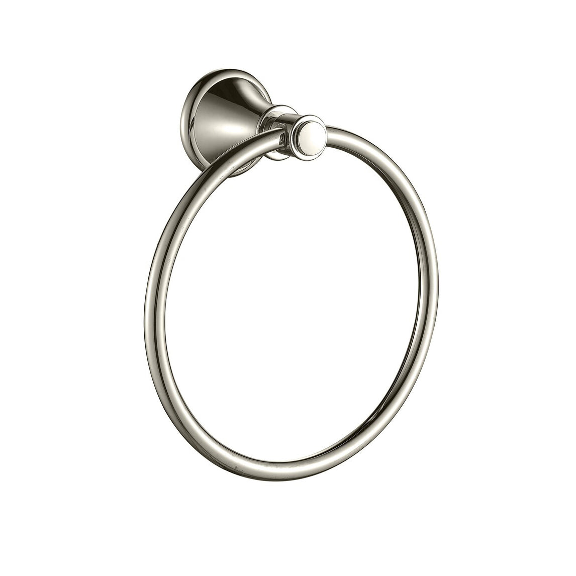 Ikon Clasico Towel Ring Brushed Nickel