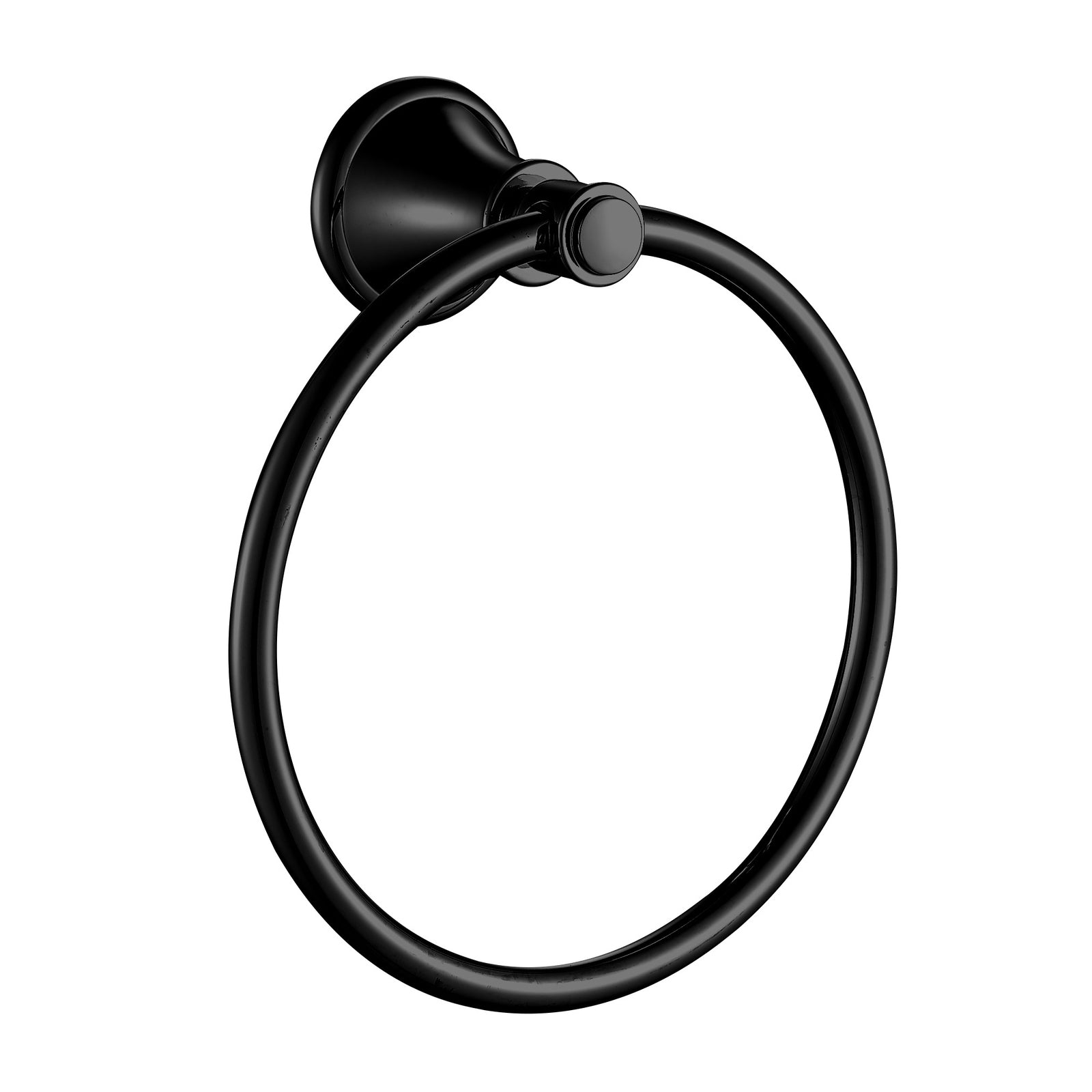 Ikon Clasico Towel Ring Matte Black