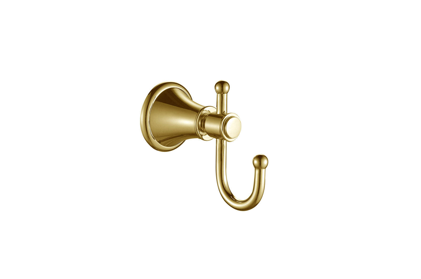 Ikon Clasico Robe Hook Brushed Gold