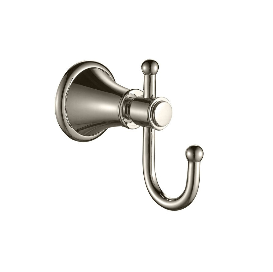 Ikon Clasico Robe Hook Brushed Nickel