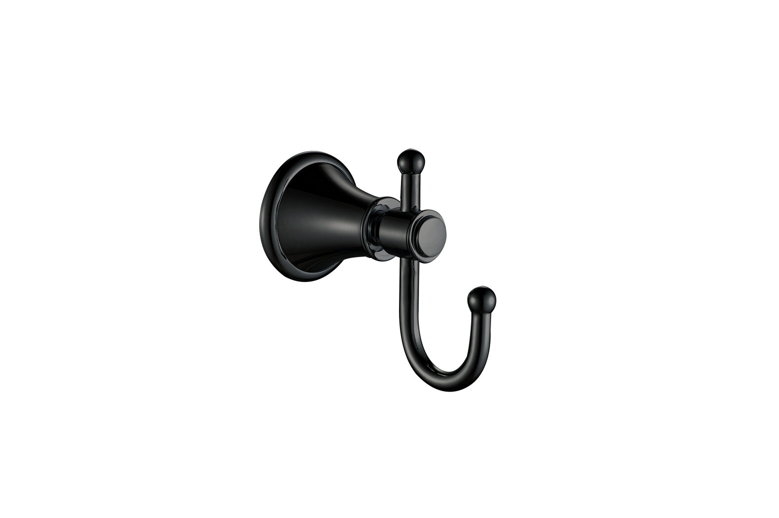 Ikon Clasico Robe Hook Matte Black