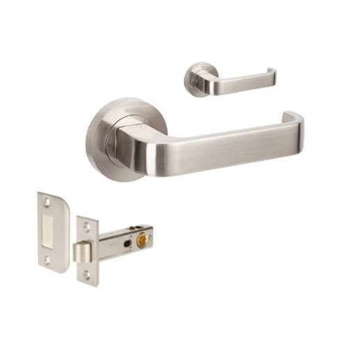 Zanda Streamline Privacy Set Brushed Nickel