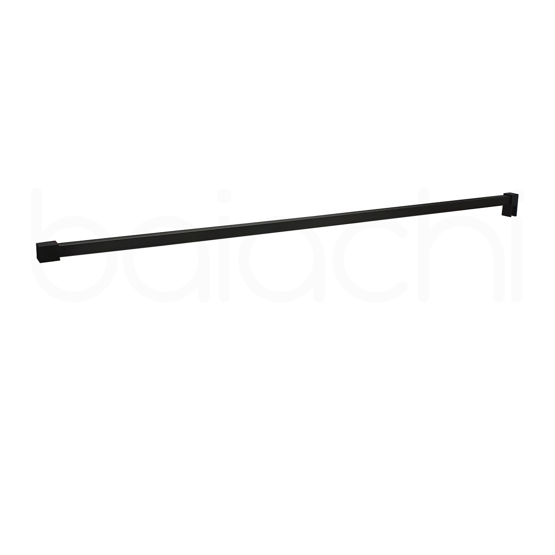 Shower Screen Glass Panel Stabiliser Support Bar Black Adjustable Up To 1200mm