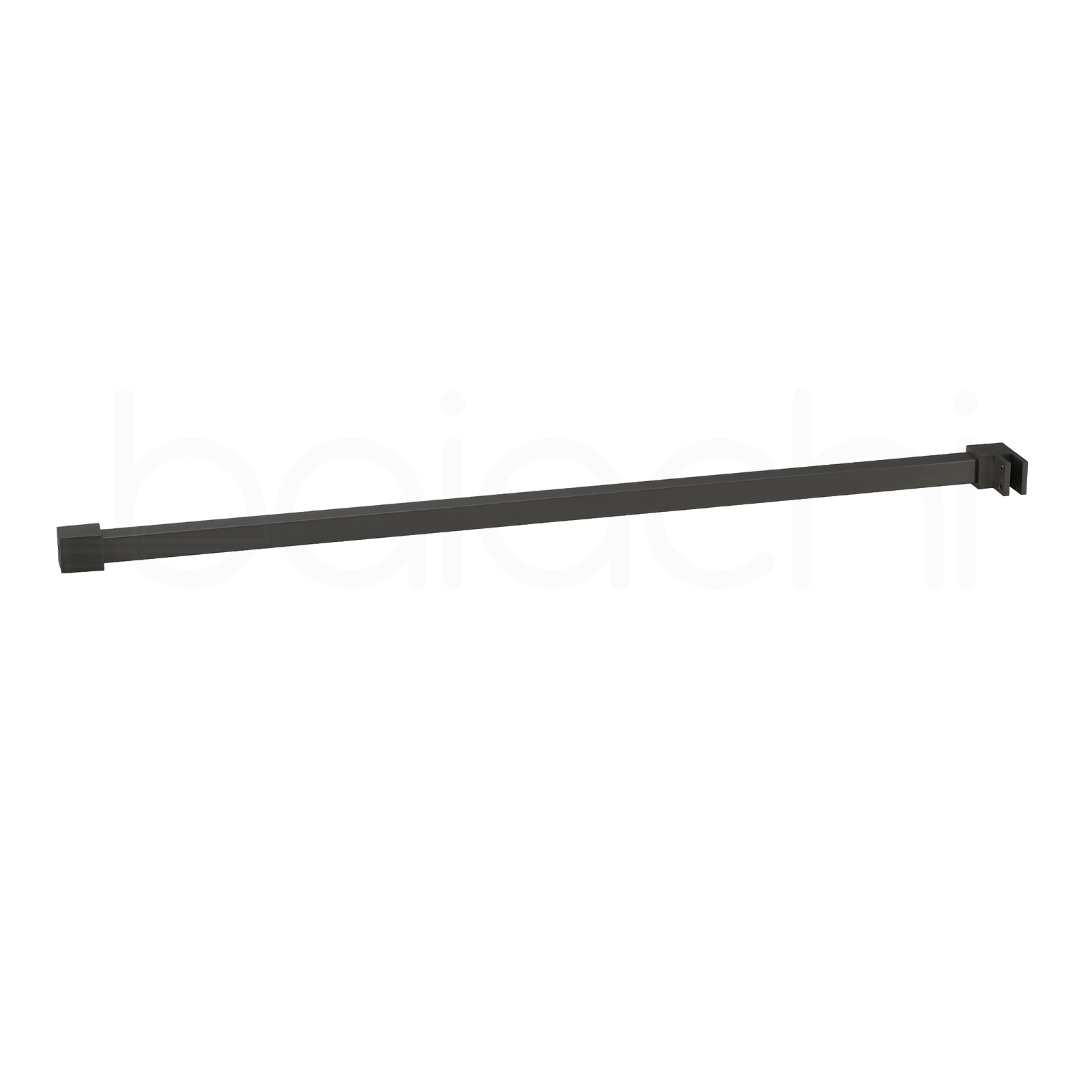 Shower Screen Glass Panel Stabiliser Support Bar Black Adjustable Up To 1200mm