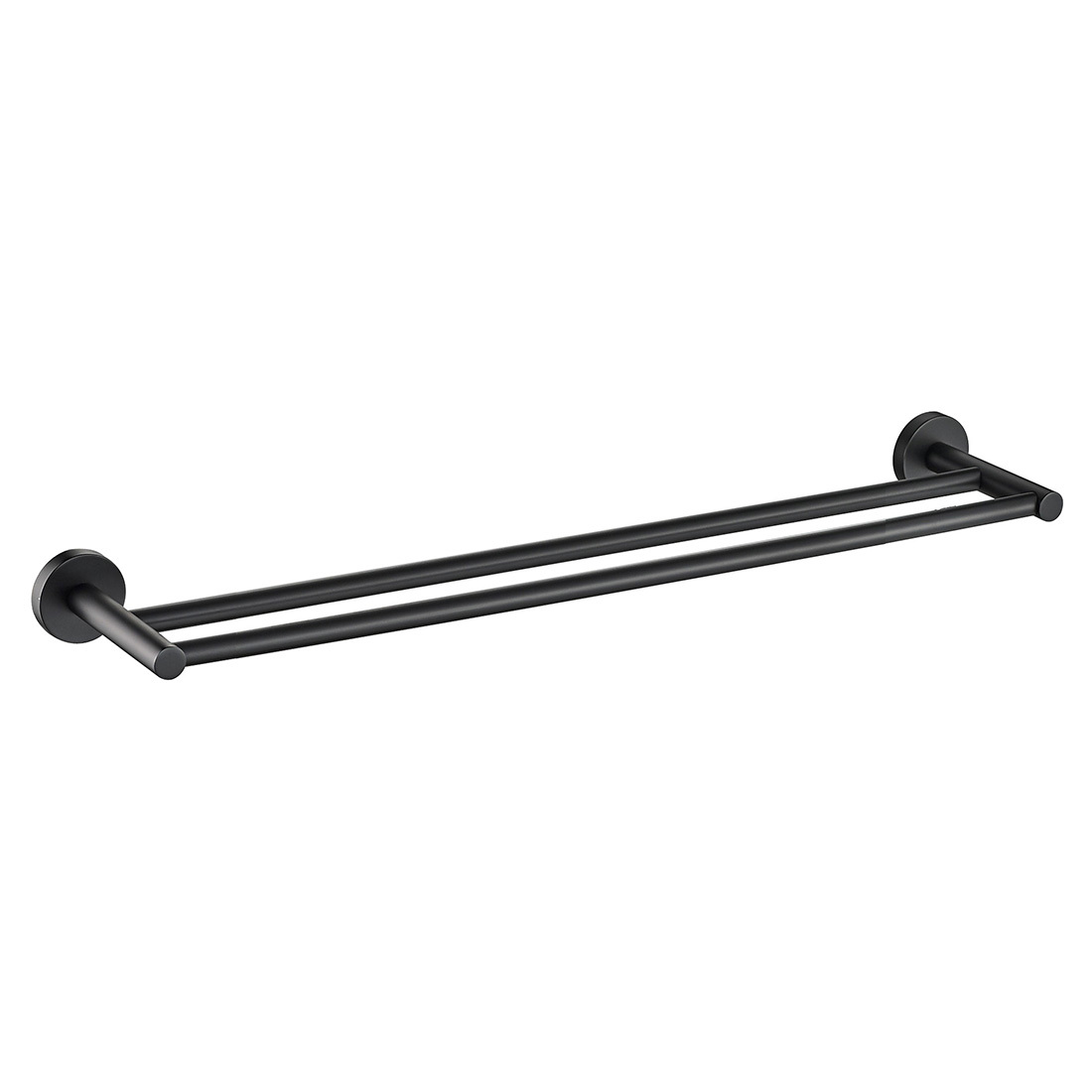 Otus Double Towel Rail 600mm Matte Black