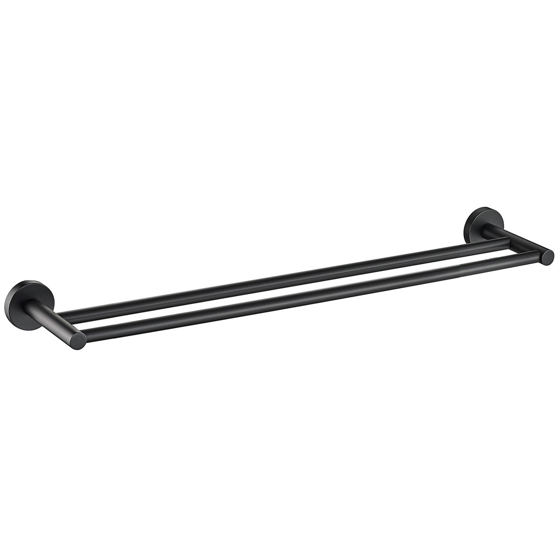 Otus Double Towel Rail 600mm Gun Metal