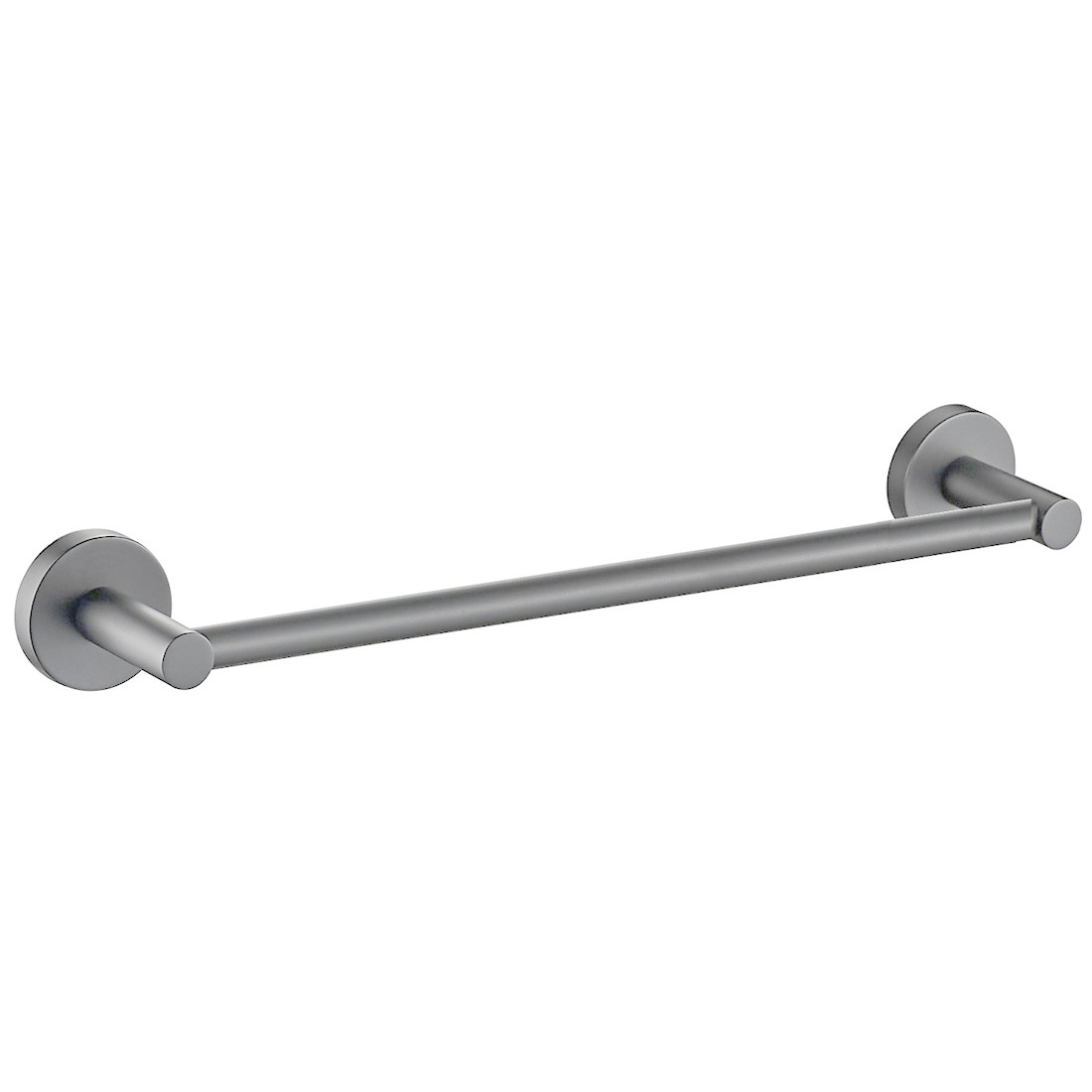 Otus Single Towel Rail 350mm Brushed Nickel