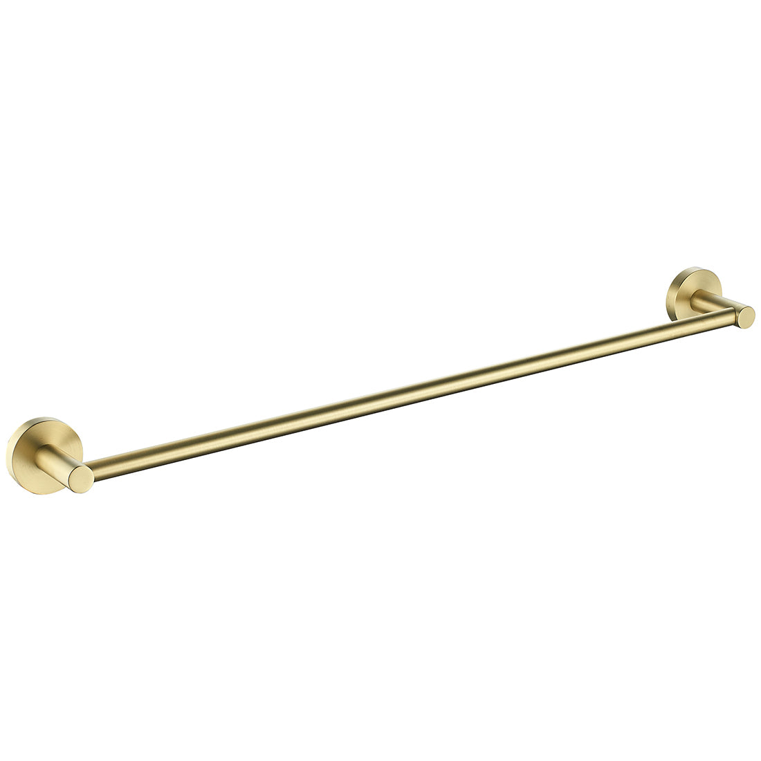 Otus Single Towel Rail 600mm Brushed Gold