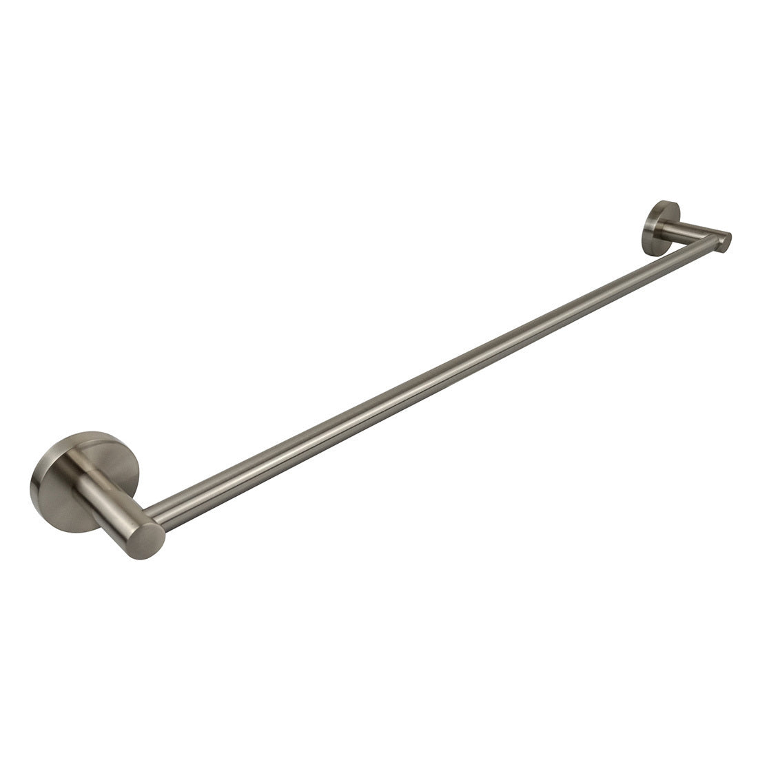 Otus Single Towel Rail 600mm Brushed Nickel