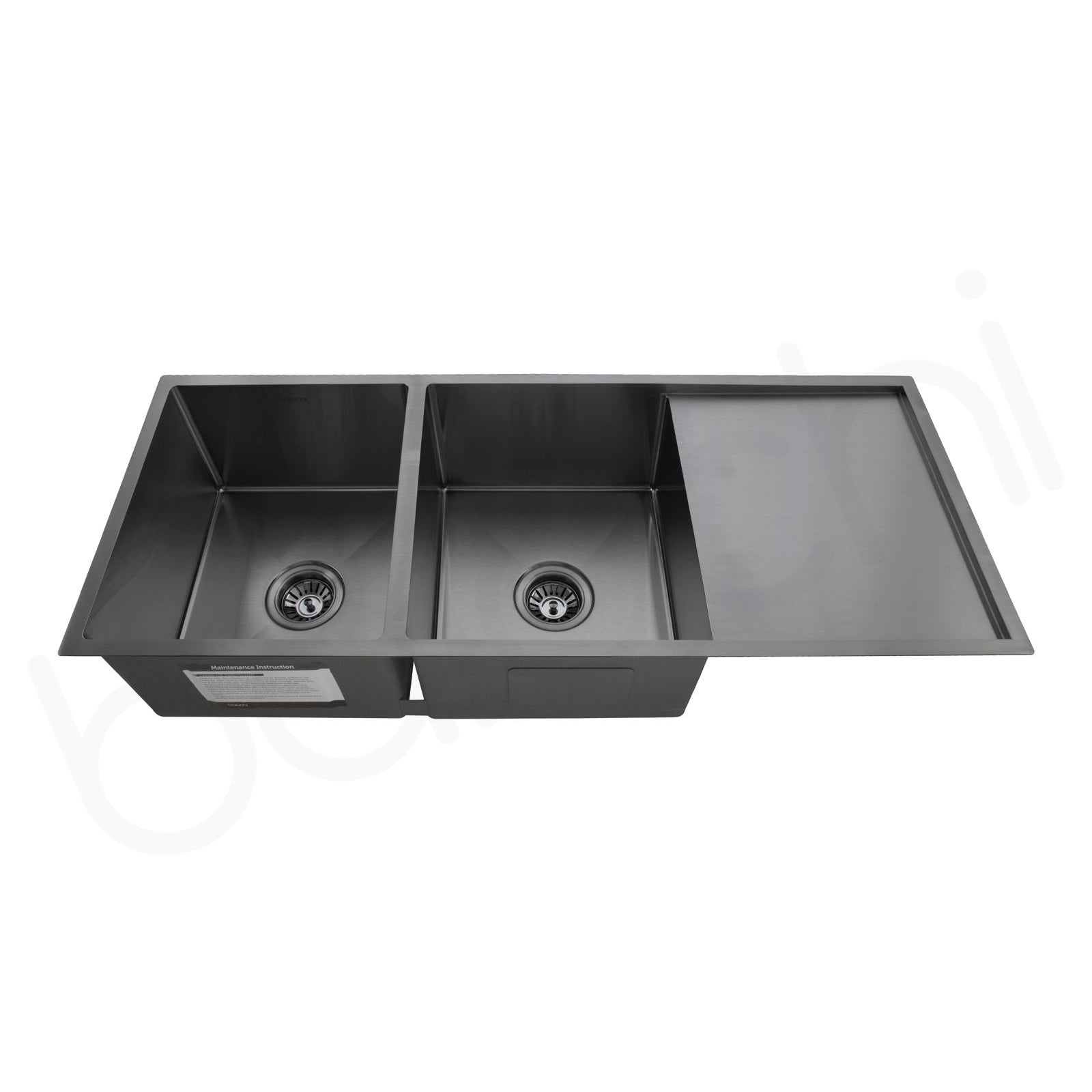 1260X440 Handmade Laundry Kitchen Sink Top/Under Mount Gun Metal