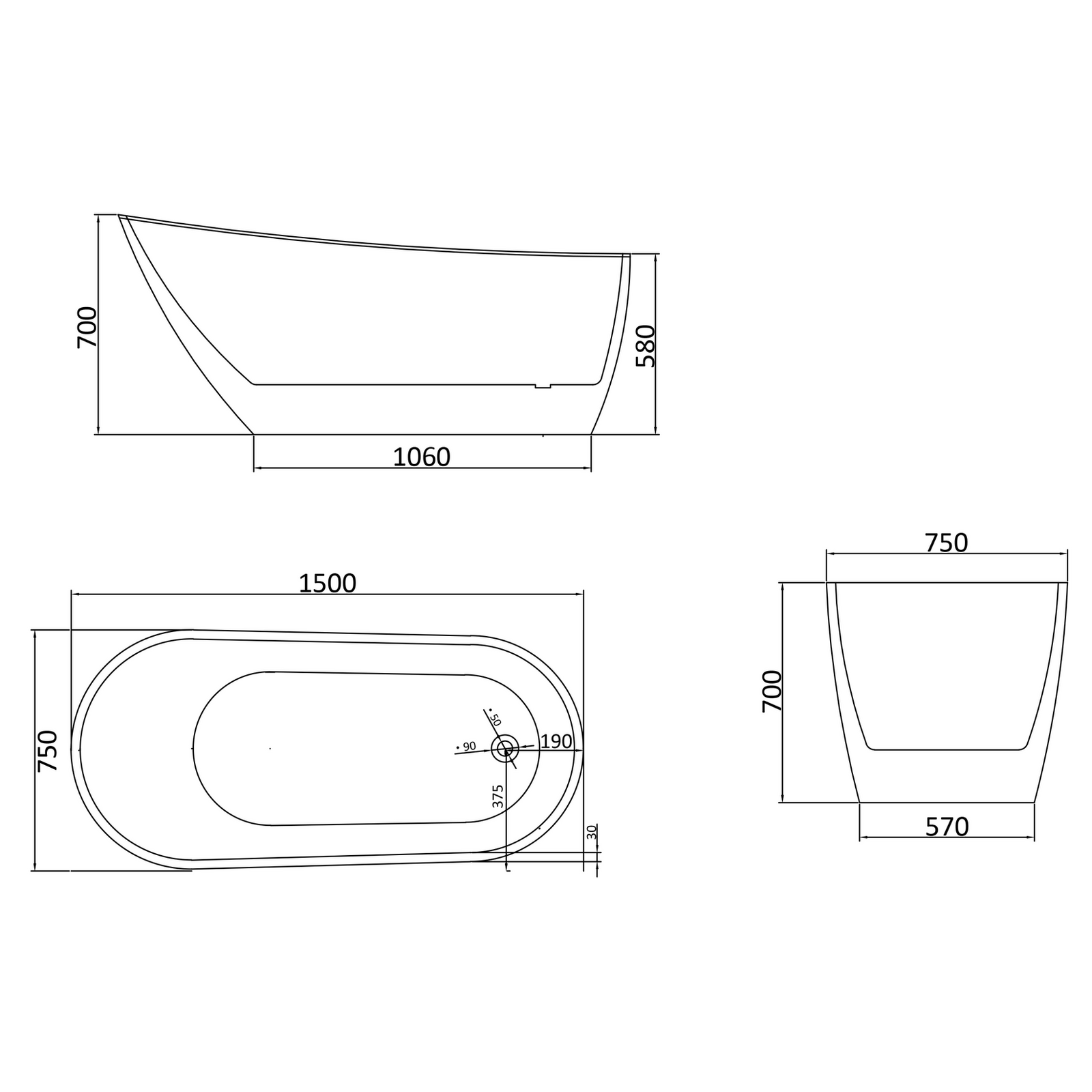 IVY 1500 FS BATH