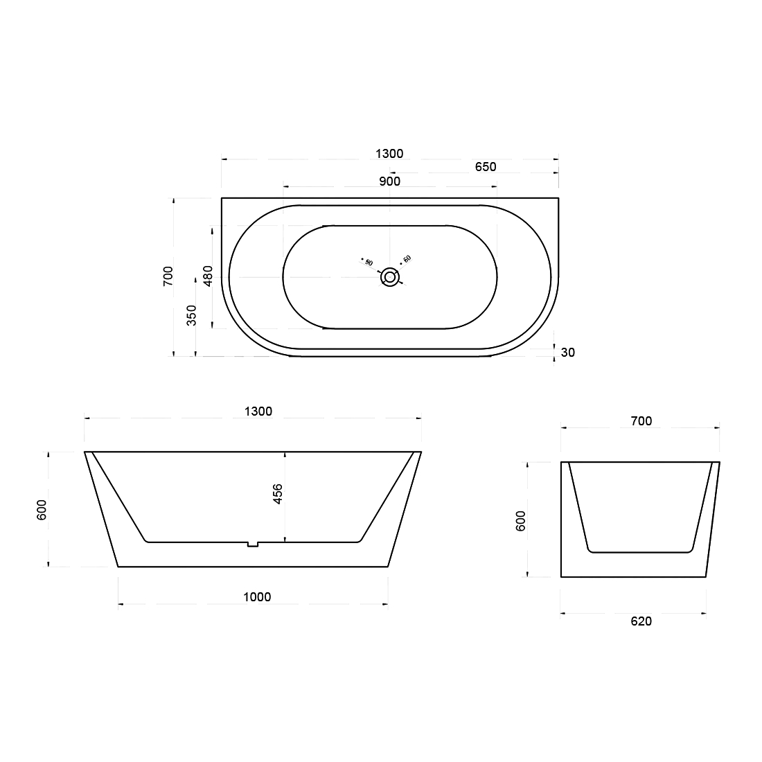 ALICE 1300 FS BATH