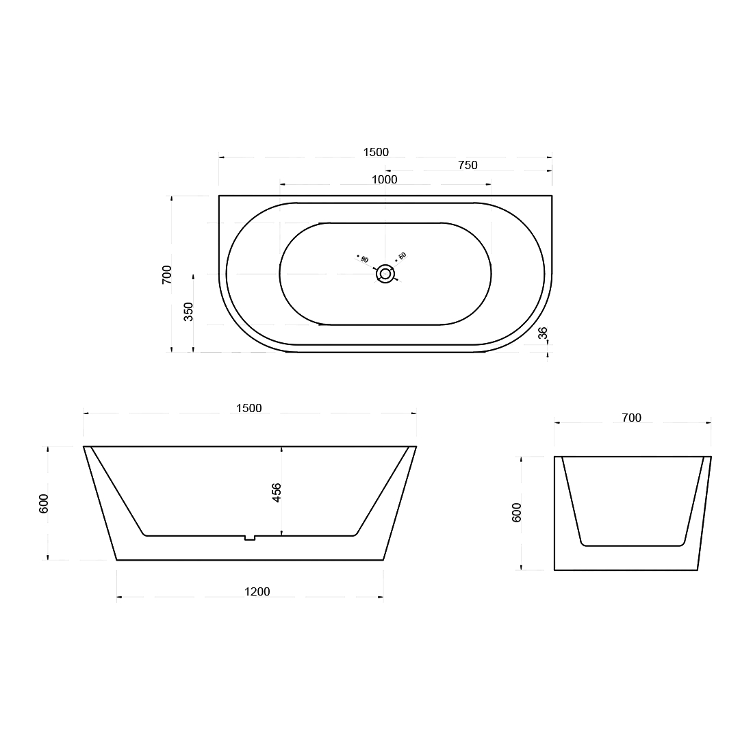 ALICE 1500 FS BATH