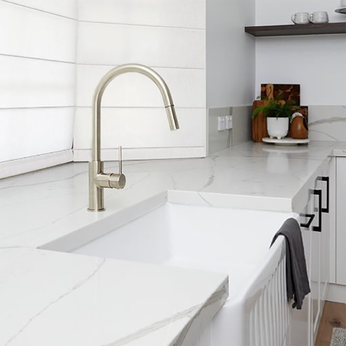 Baiachi Fireclay Farmhouse Kitchen Laundry Sink