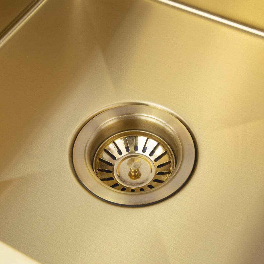 Handmade Kitchen Sink Brushed Gold