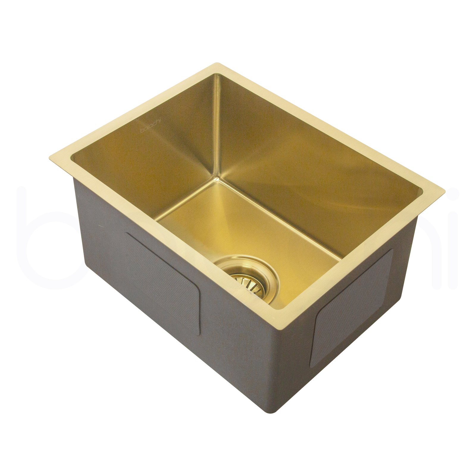 Handmade Kitchen Sink Brushed Gold