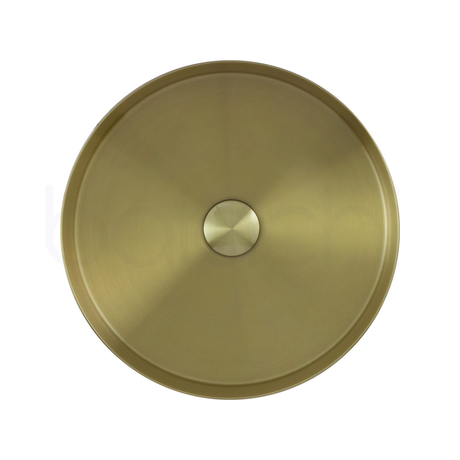 Baiachi 380mm Stainless Steel Brushed Gold Above Counter Top Basin