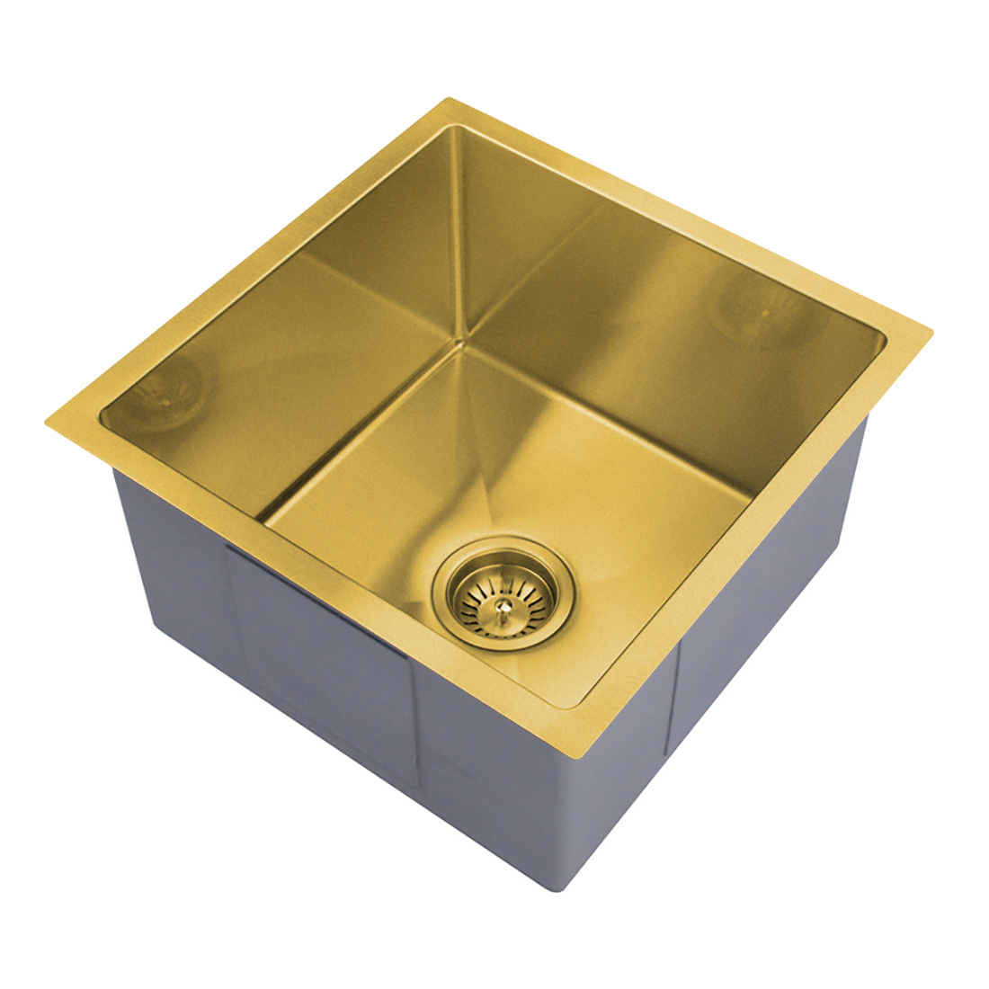 Handmade Kitchen Sink Brushed Gold