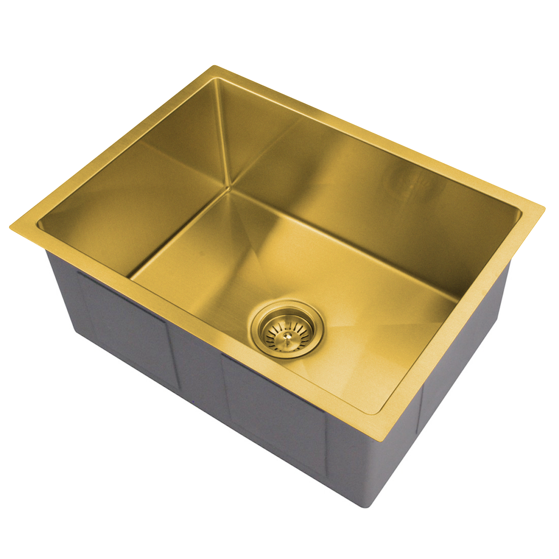 Handmade Kitchen Sink Brushed Gold