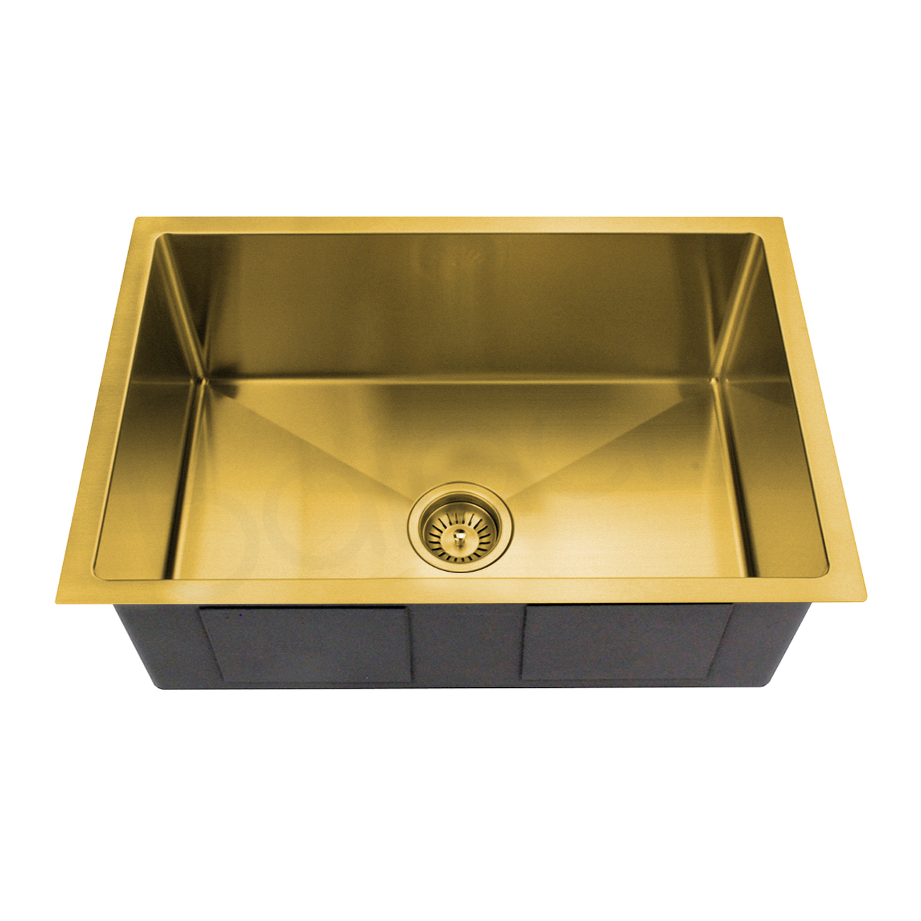 Handmade Kitchen Sink Brushed Gold