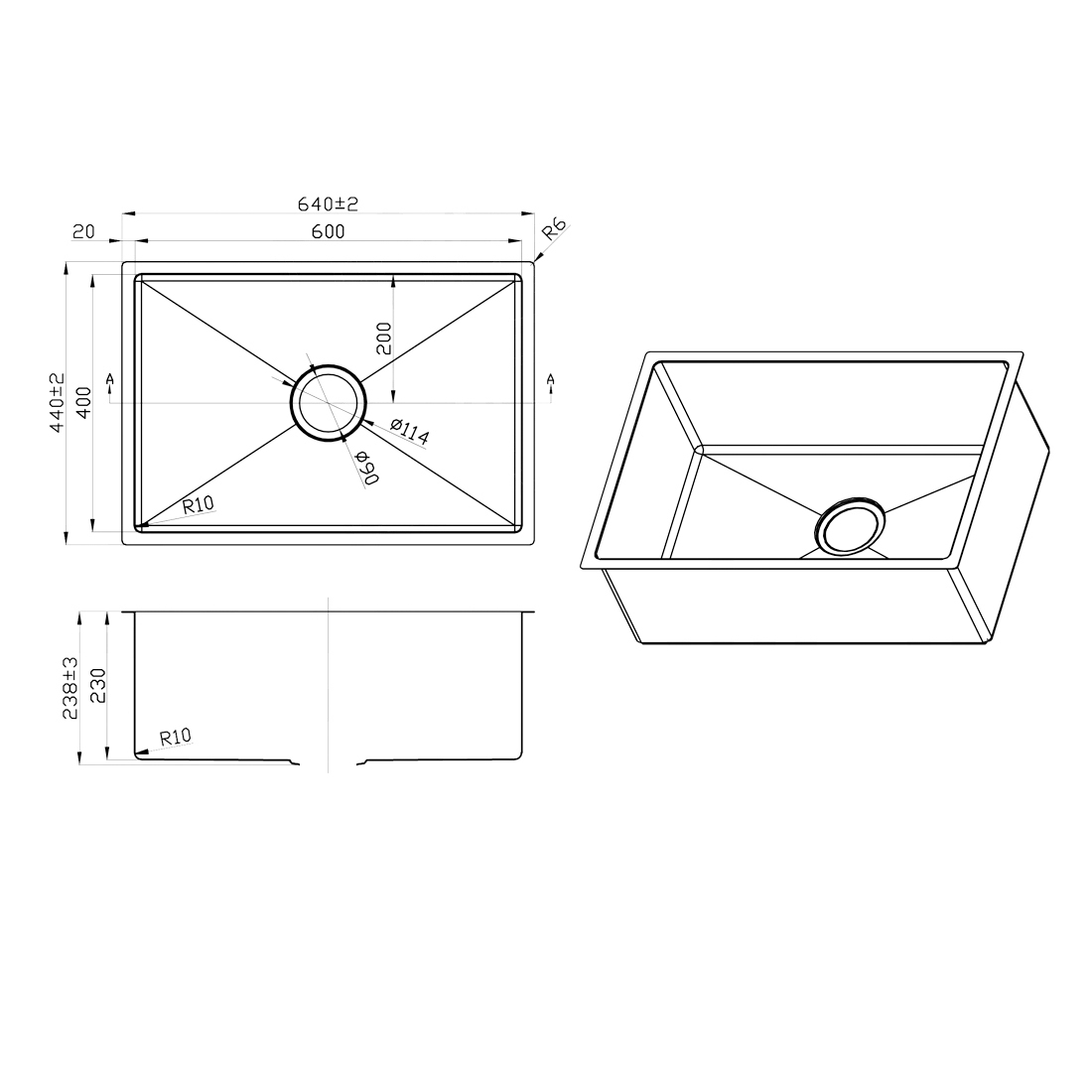 Handmade Kitchen Sink